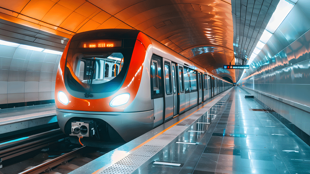 Vue panoramique de la plage de Barceloneta avec la skyline de Barcelone en arrière-plan
